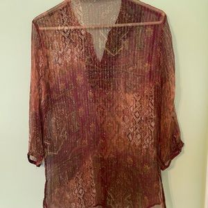 Sheer Bohemian Long Sleeve